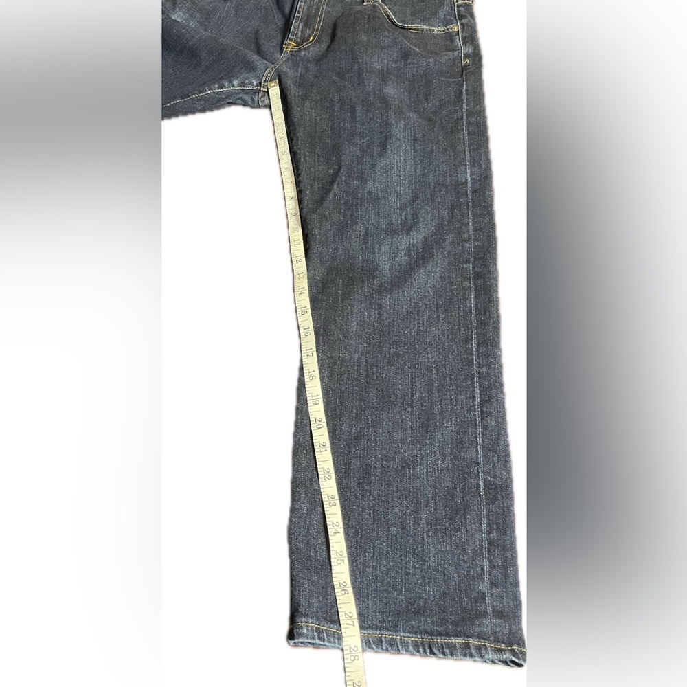 Men’s blue jeans slim straight Adriano Goldschmied pants denim Size 38X32 - Picture 5 of 12
